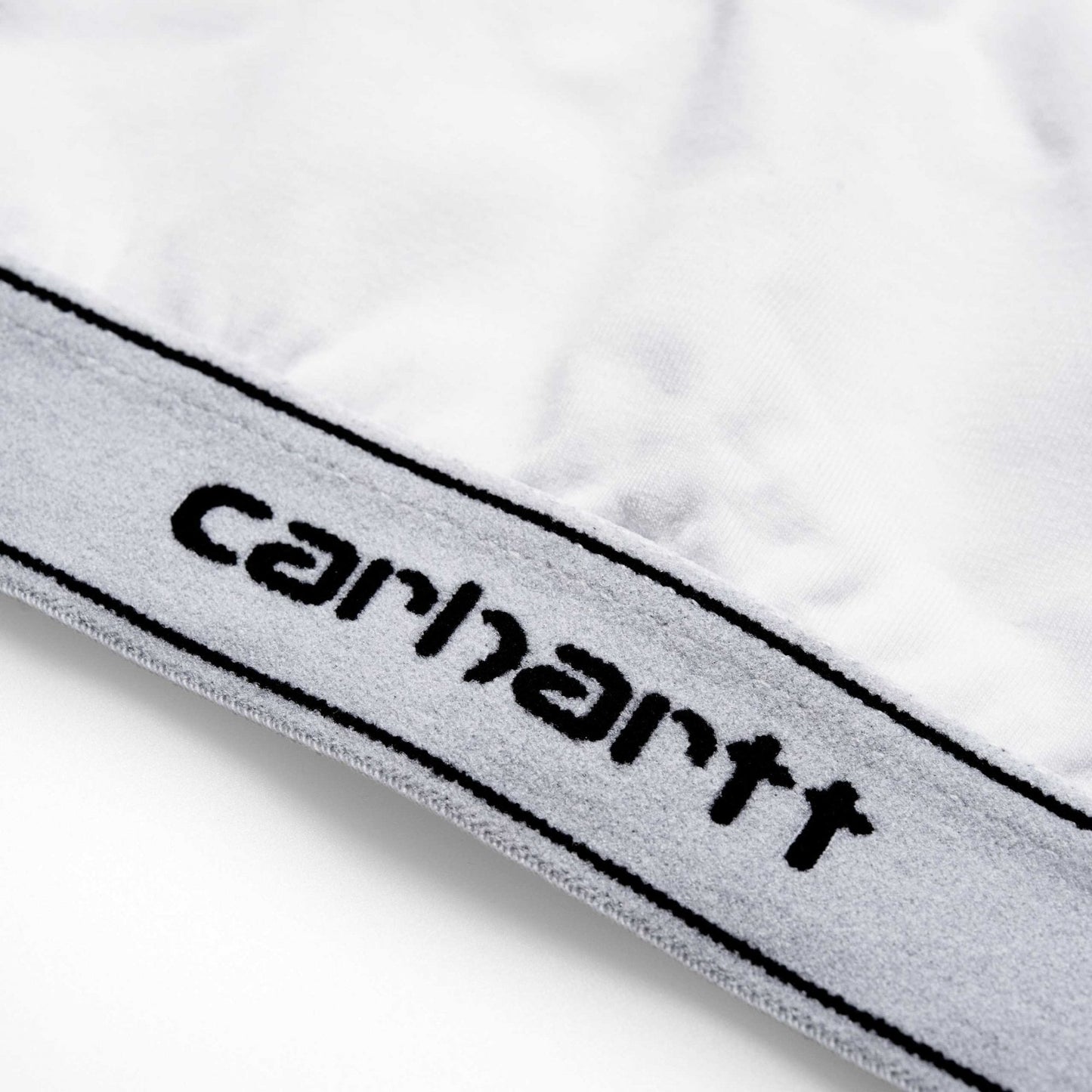 W' Script Top - White / Black