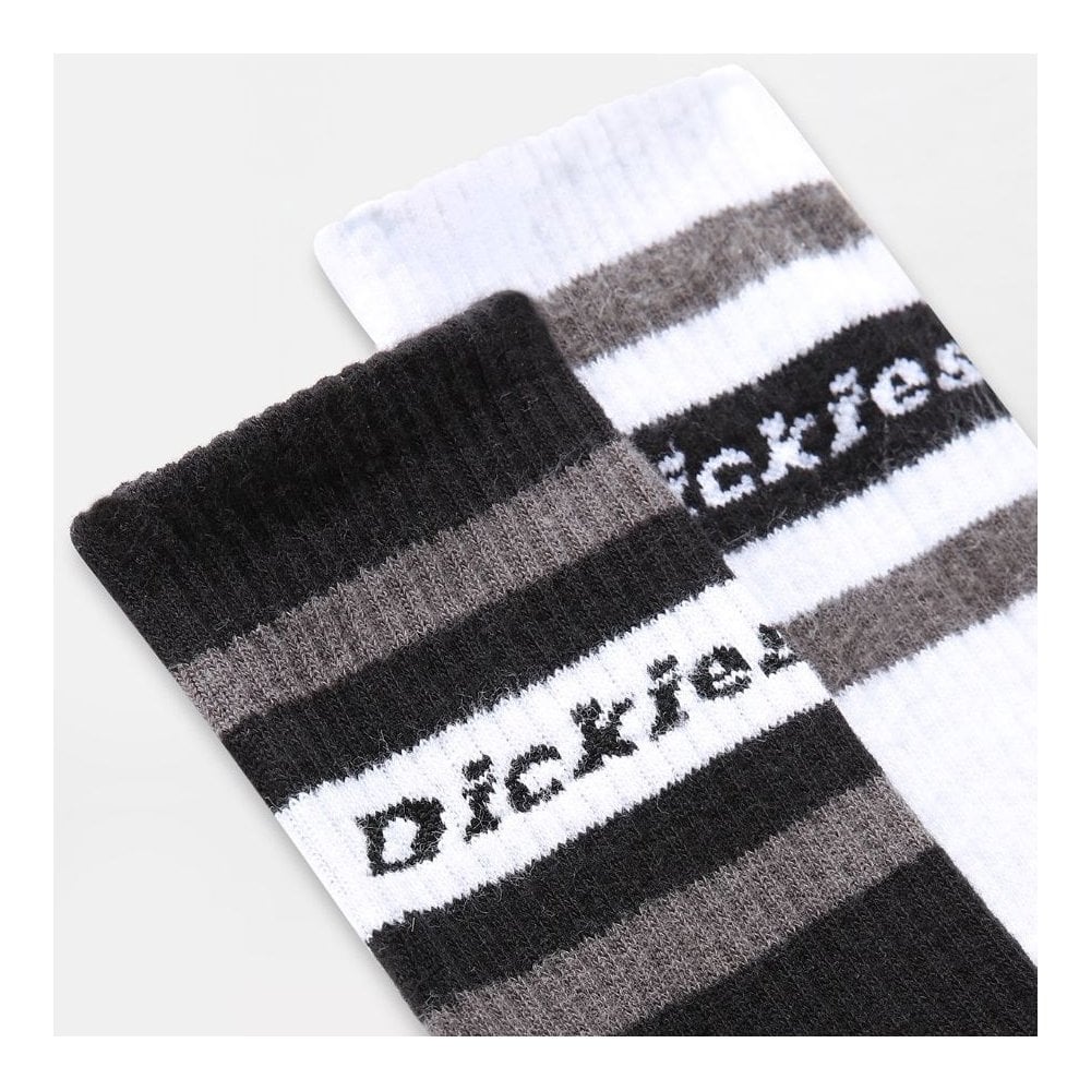 Genola Socks, 2 Pack - Black / White