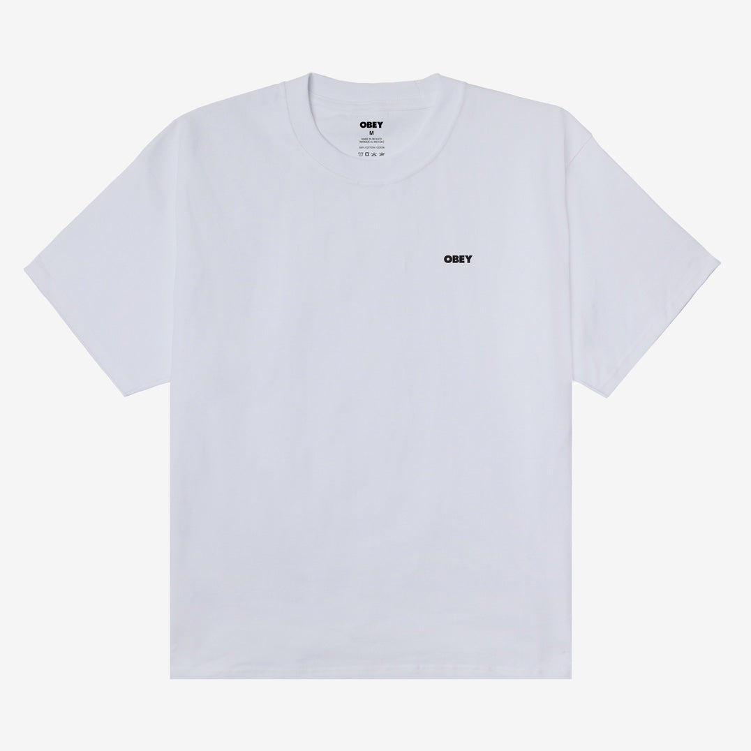 Heat Map Icon Heavyweight Tee - White