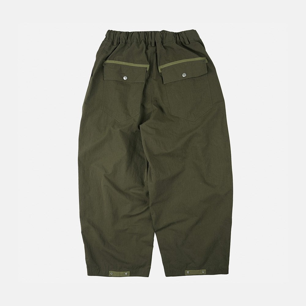 Fold Fatigue Wide Pants - Olive