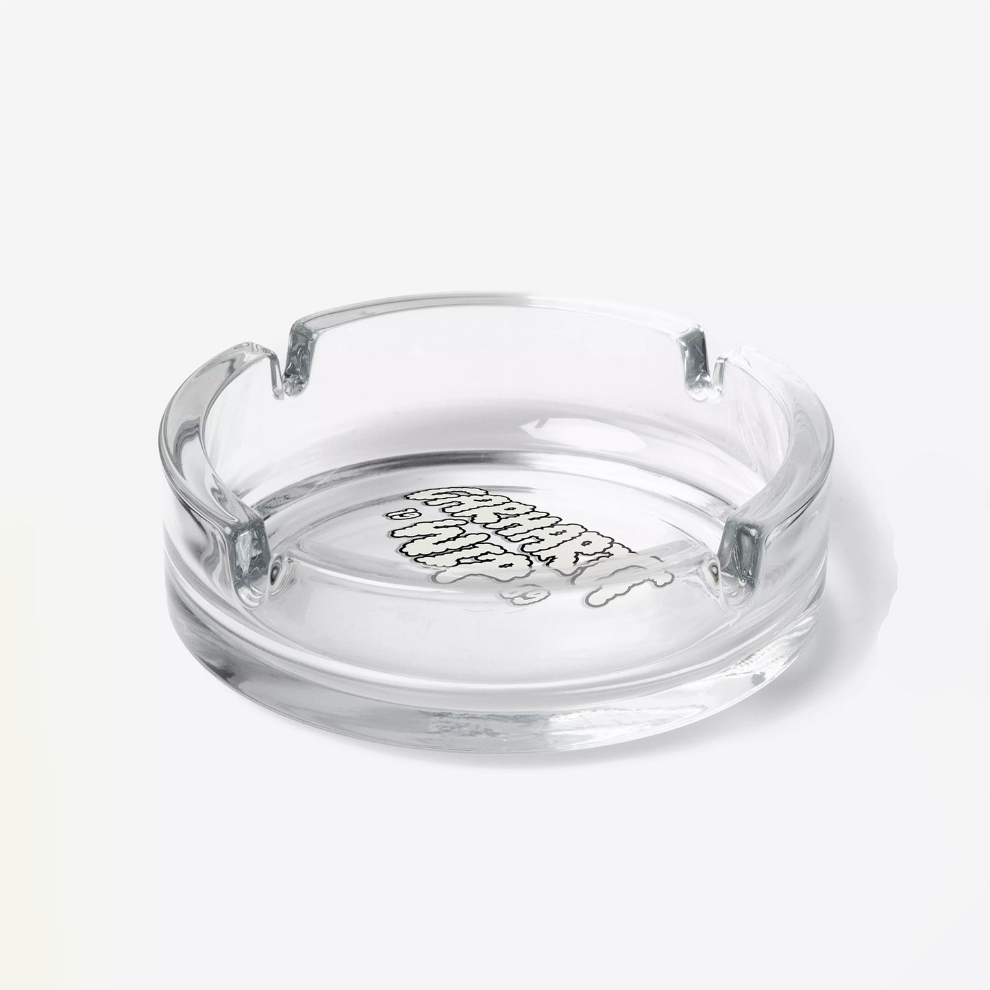 Cloud Script Ashtray - Clear