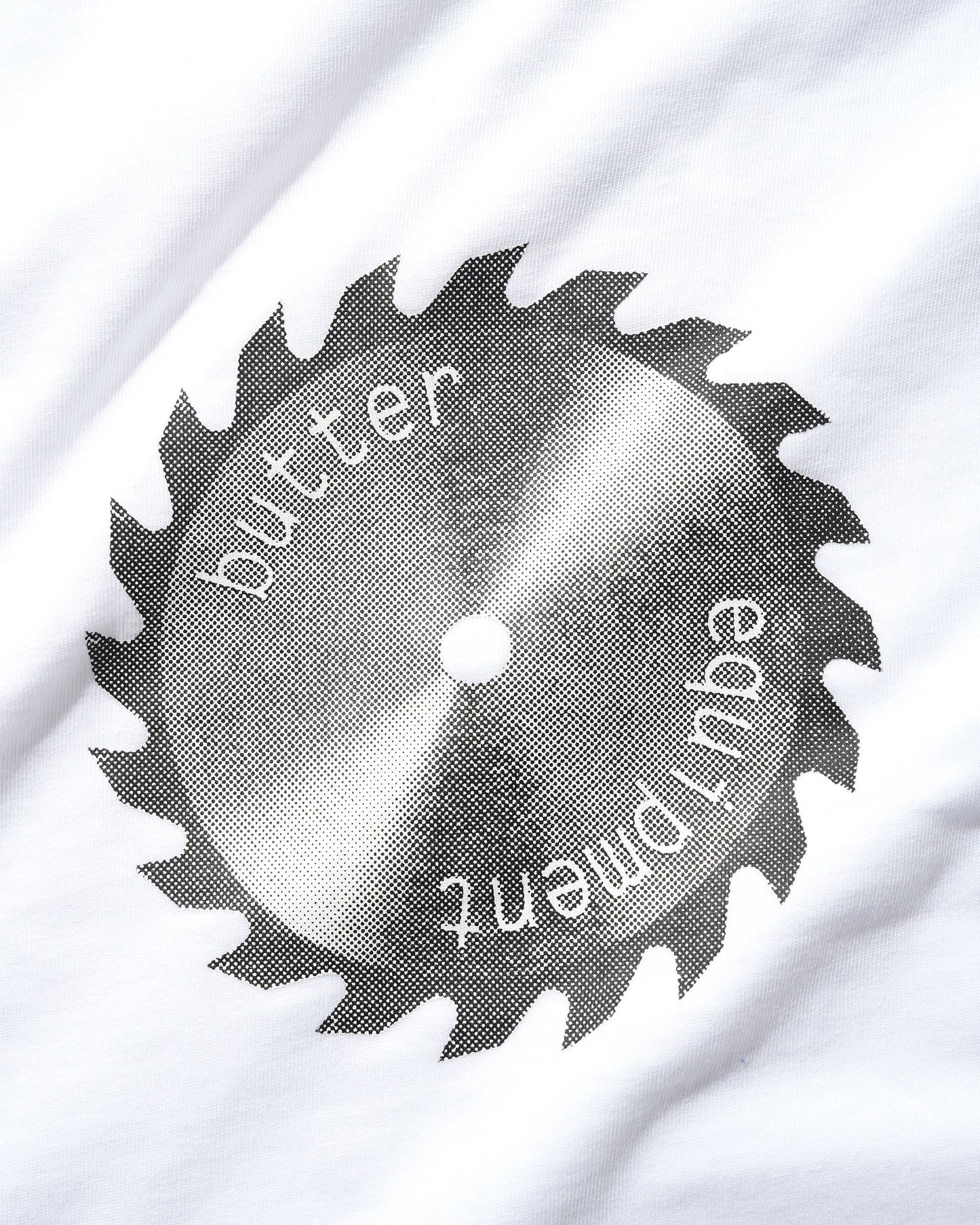 Saw Blade Tee - White