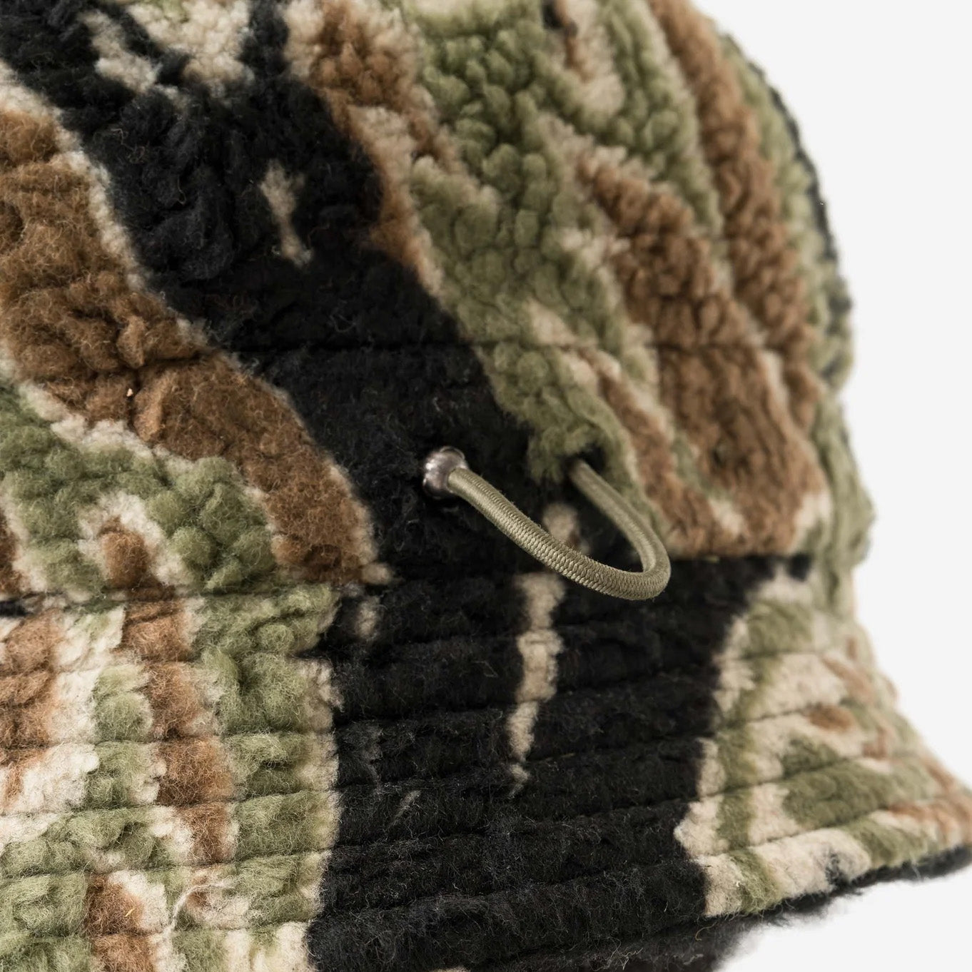 7152 Bonsai Tigerstripe Fleece Bucket Hat - Mint Gold