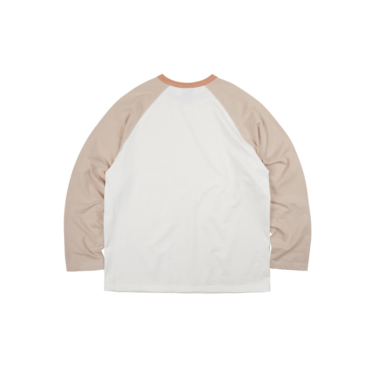 Color Block Raglan Tee - Ivory