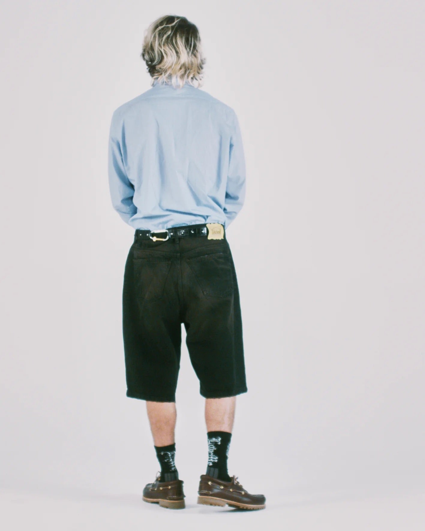 Stripe Poplin Classic Shirt - Blue