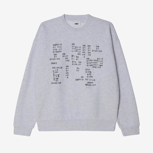 Studios Stamp Extra Heavy Crew - Ash Grey