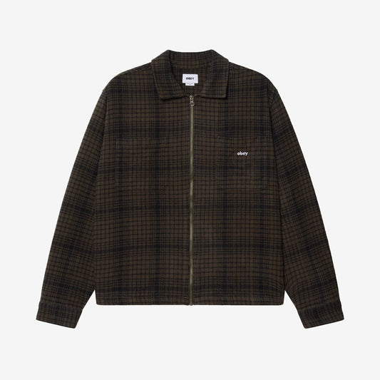 Parker Zip Shirt Jacket - Roisin Multi