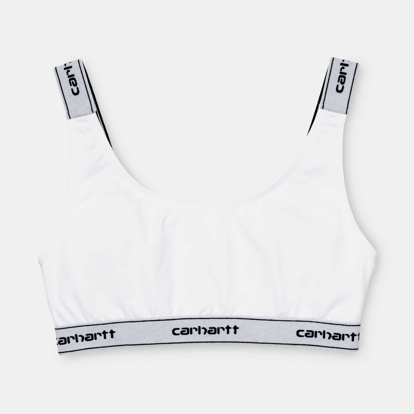 W' Script Top - White / Black