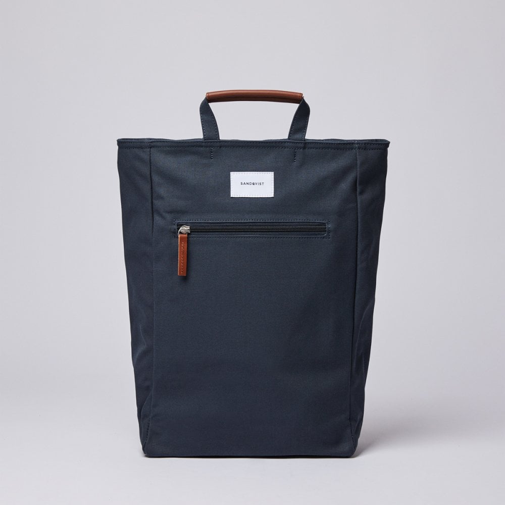 Tony - Navy / Cognac Brown Leather
