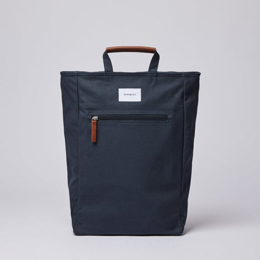 Tony - Navy / Cognac Brown Leather