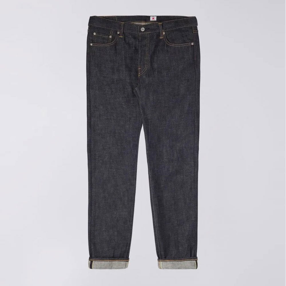 Regular Tapered Jeans, 13.5oz Rainbow Selvage - Blue Unwashed