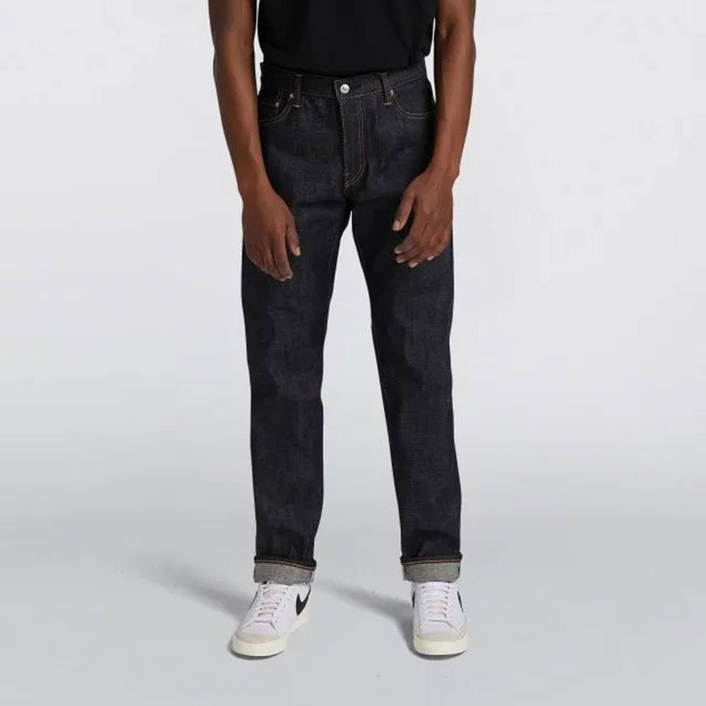 Regular Tapered Jeans, 13.5oz Rainbow Selvage - Blue Unwashed