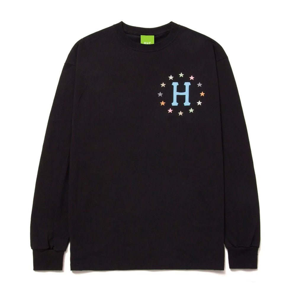 Puff Galaxies L/S Tee - Black