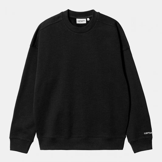 W' Ontario Highneck Sweatshirt - Black / White