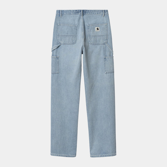 W' Pierce Pant, Straight - Blue (Light Stone Washed)