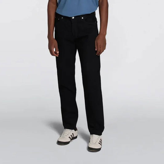 Regular Tapered Jeans, 13oz Kaihara Denim - Black Rinsed