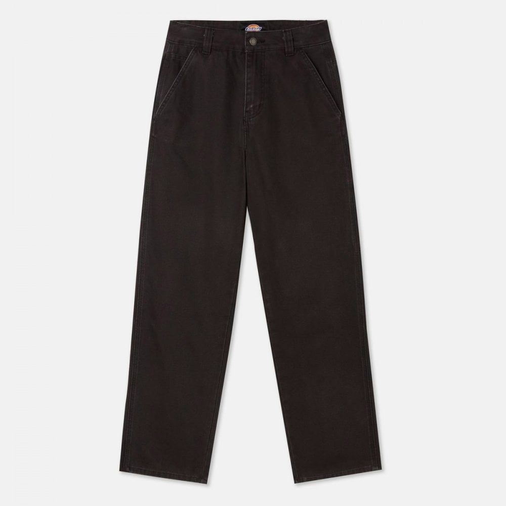 W' Duck Canvas Carpenter Pant - Stone Washed Black