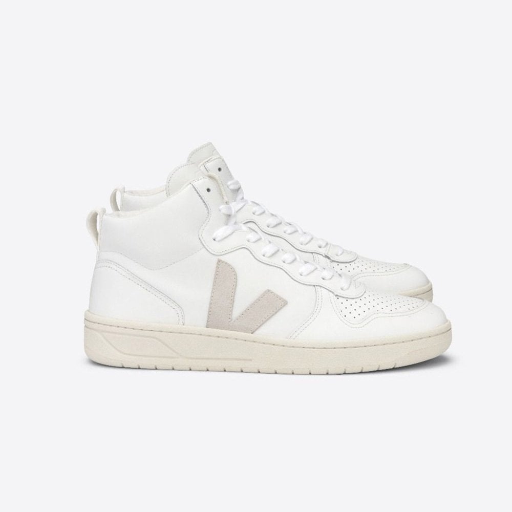 W' V-15 Leather - Extra White / Natural