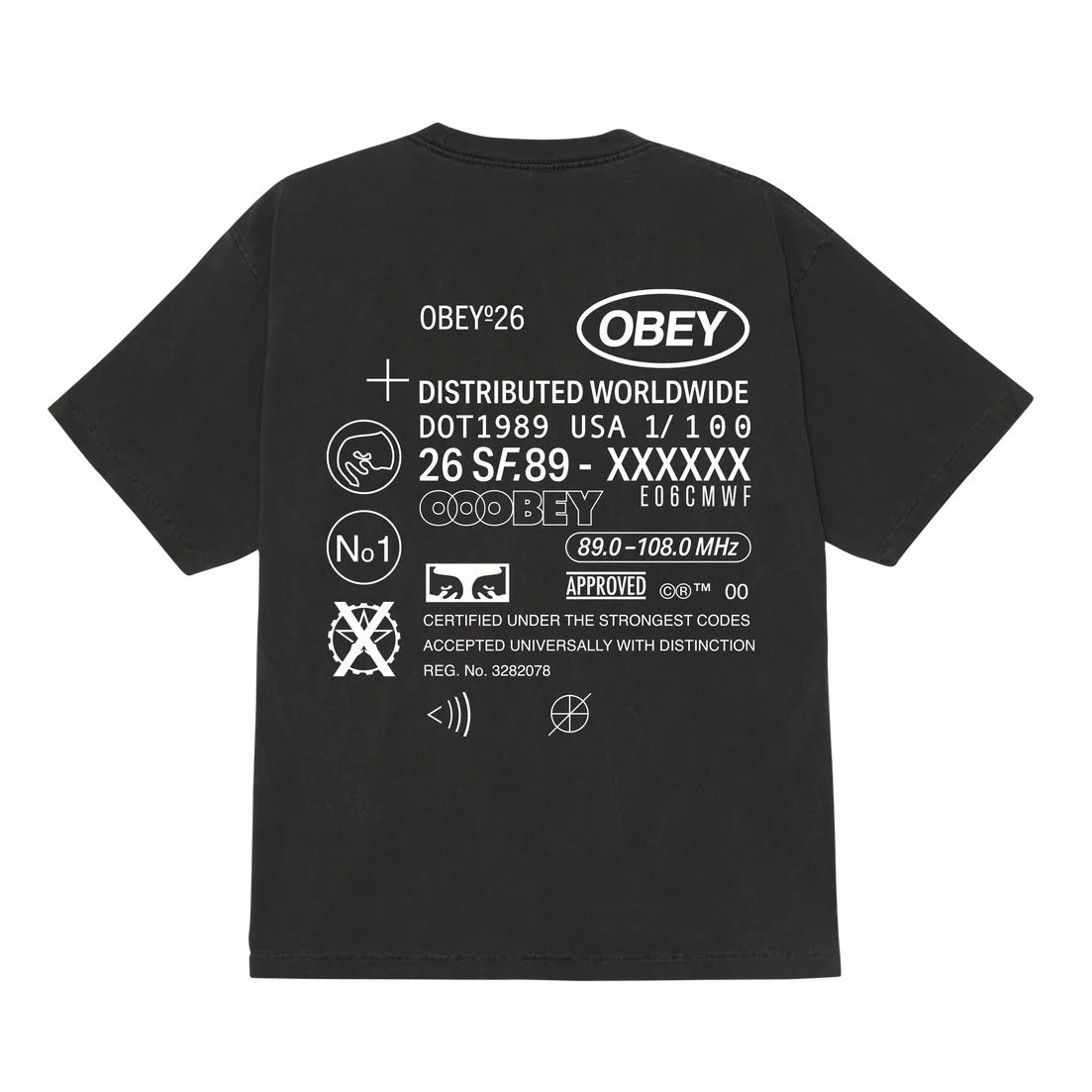 Code Pigment Tee - Pigment Dusty Black