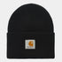 Acrylic Watch Hat - Black