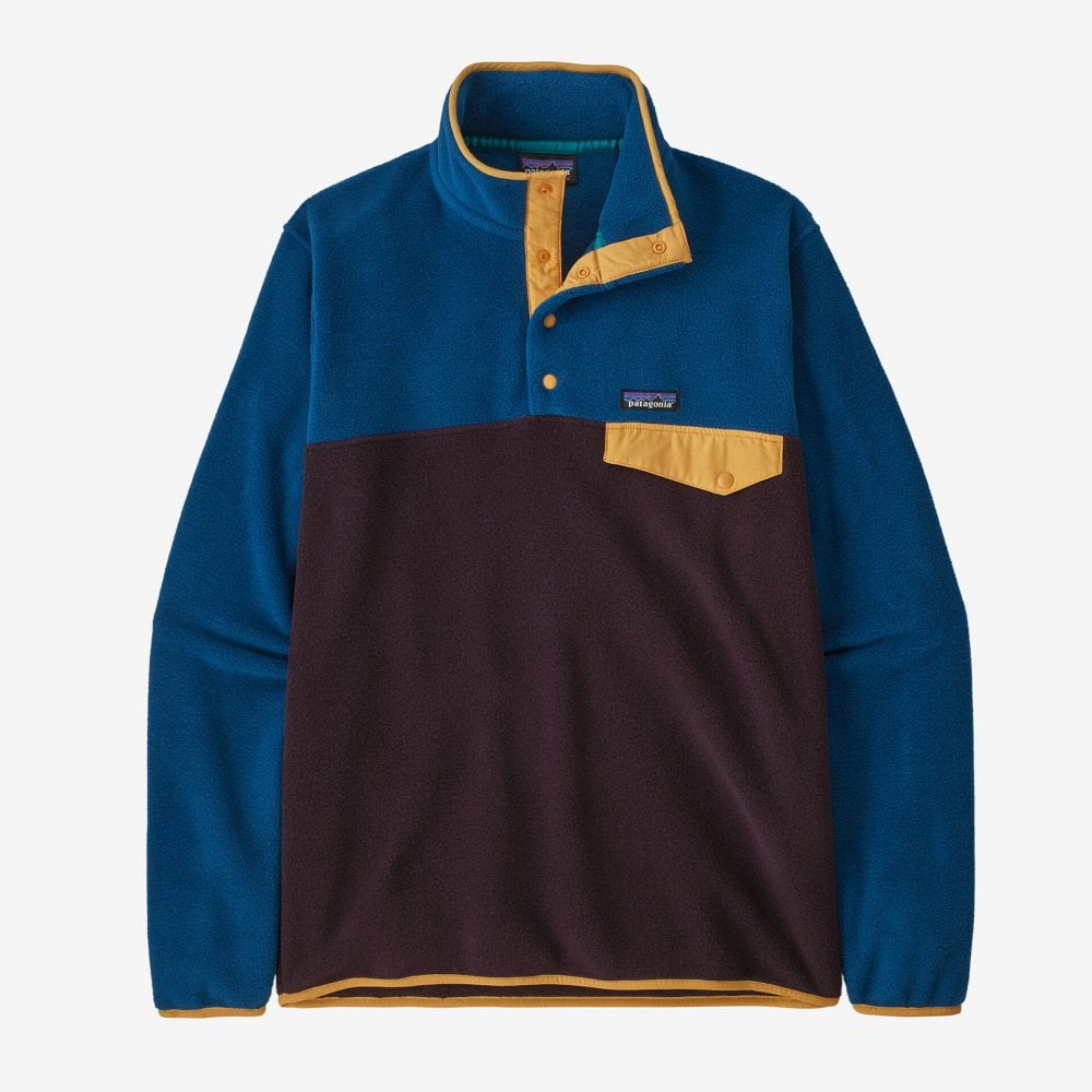 Men's Lightweight Synchilla Snap-T® Fleece Pullover - Obsidian Plum