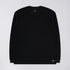 Dizzy Waffle L/S Tee - Black (Garment Dyed)
