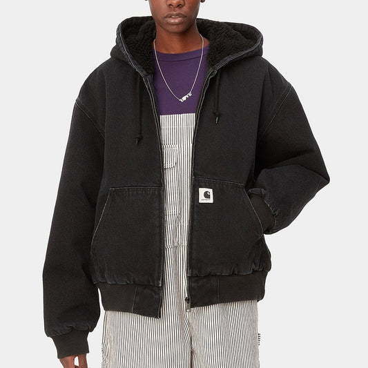 Women's W' Og Active Jacket (Winter) - Black Stonewashed