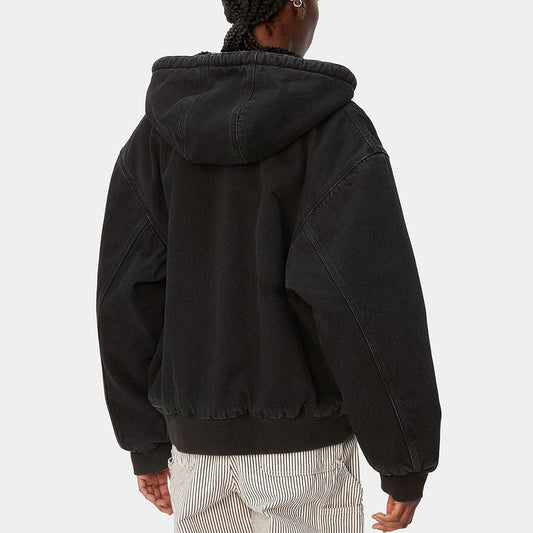 Women's W' Og Active Jacket (Winter) - Black Stonewashed