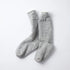 Double Face Crew Socks - M. Gray
