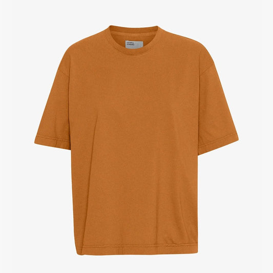 Oversized Organic Tee - Ginger Brown