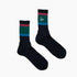 Script Logo Crew Socks - Dark Blue