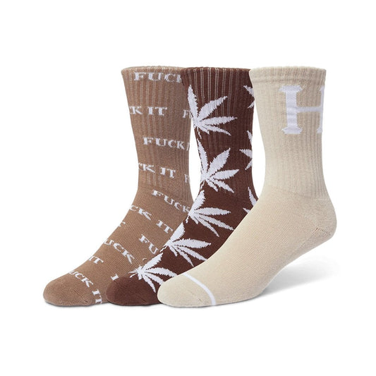 Huf Variety 3 Pack Socks - Multi