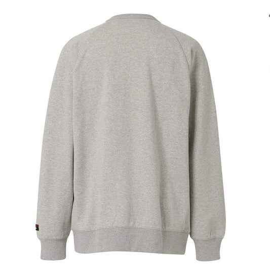 Eco Hybrid Box Logo Sweatshirt - Light Grey