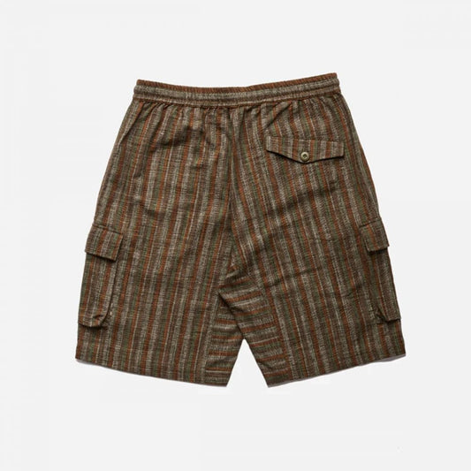 5117 Wagara Low Cargo Track Shorts - Olive