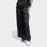 Women's Satin Wide Leg Joggers - Black