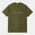 S/s Script T-shirt - Dundee / Glassy Pink
