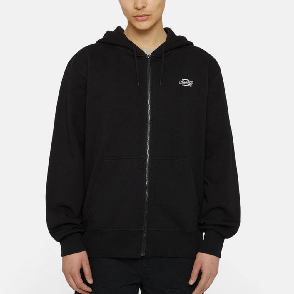 Summerdale Zip Through Hood - Black