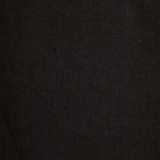 Linen Camp Collar Shirt 25 - Black