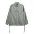 Non Down Military Long Sleeve Shirt - Dark Sage Green