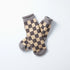 Pile Room Socks, Checkerboard - Gray