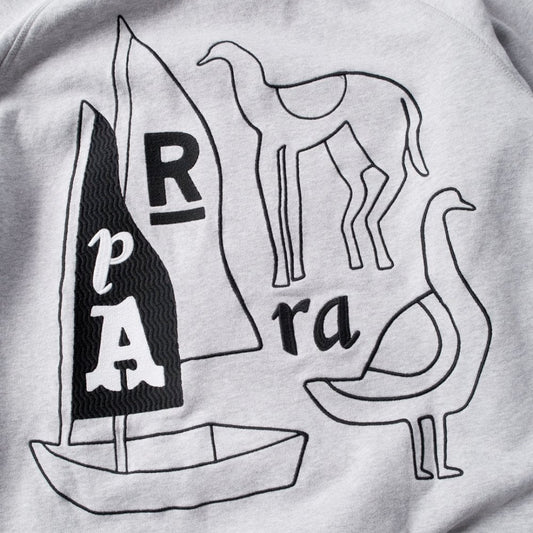 The Riddle Hooded Sweatshirt - Heather Grey
