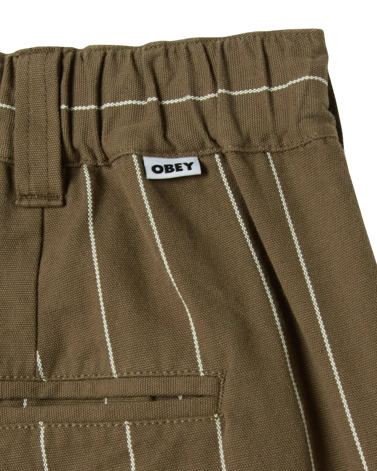 Foster Stripe Pleated Short - Canteen Multi