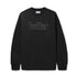 Fleece Applique Crewneck - Black