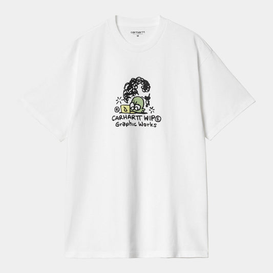 S/s Graphic Works T-shirt - White