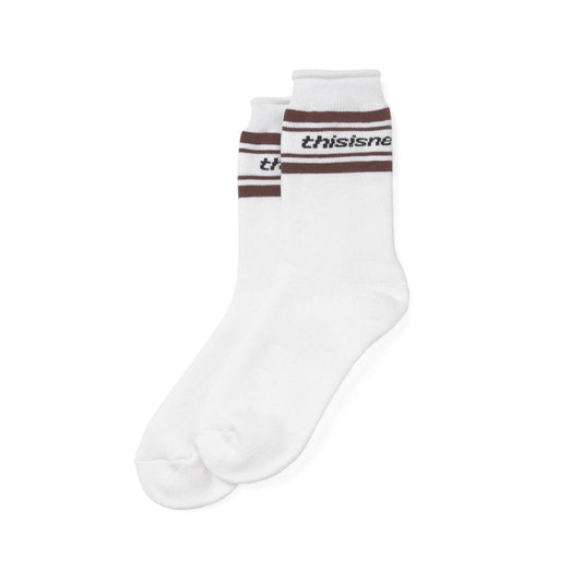 Striped Socks - White