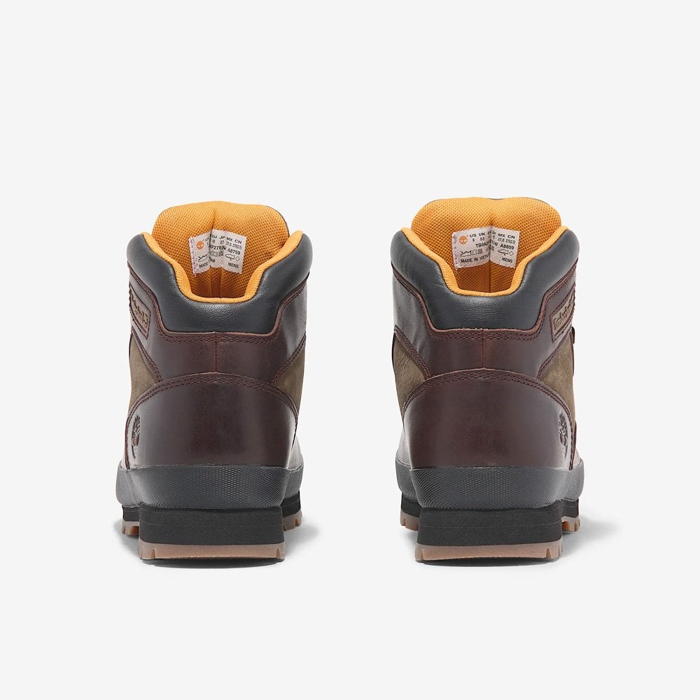 Euro Hiker Mid Lace Boot - Burgundy Full Grain