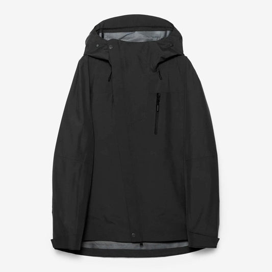 5030 Waterproof 3L Asym Storm Parka - Black