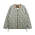 Military V Neck W-zip Down Jacket - Soft Shell