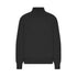 Merino Wool Turtleneck - Deep Black