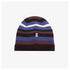 Stripe Knit Beanie - Black Multi